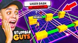 LASER DASH el NUEVO MEJOR MAPA de STUMBLE GUYS! 😱 *Block Dash + Laser Tracer*