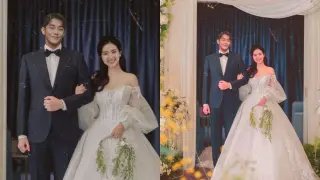 Leaked wedding photos of Nam Joo Hyuk and Kim Tae Ri  in Twenty Five Twenty One final episode.