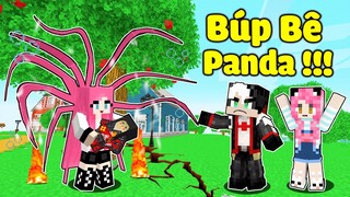 REDHOOD THỬ THÁCH CỨU CHỊ PANDA KHỎI LỜI NGUYỀN BÚP BÊ TRONG MINECRAFT*MỀU TIÊU DIỆT BÚP BÊ PANDA