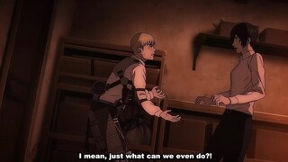 Armin snaps at Mikasa | Attack on Titan Season 4 Clip