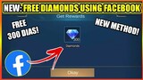 FREE DIAMONDS USING FACEBOOK ONLY!! (100% LEGIT) | MOBILE LEGENDS 2021