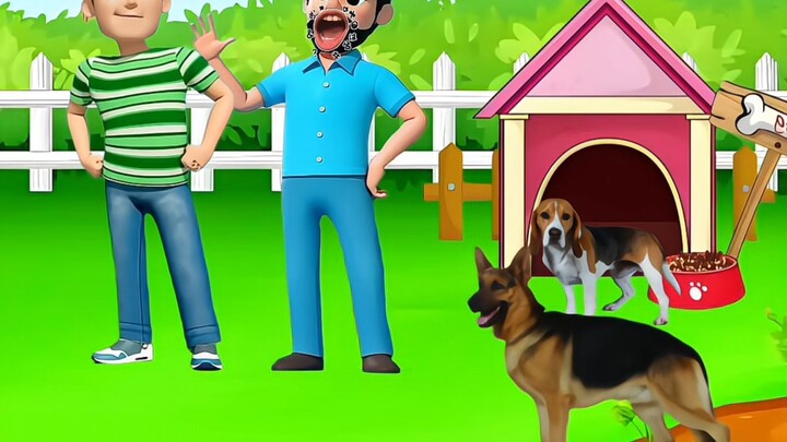 Who rescued the dog?