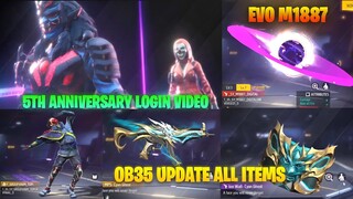 5TH ANNIVERSARY LOGIN VIDEO | OB35 TOP CRIMINAL ANIMATION | OB35 EVO M1887 | OB35 UPDATE WEAPON SKIN