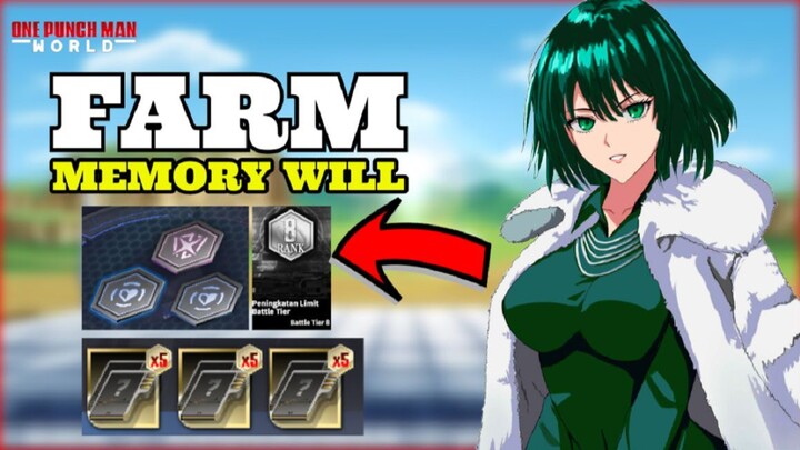 GUiDE FARM MEMORY WiLL LOCATiON - ONE PUNCH MAN WORLD