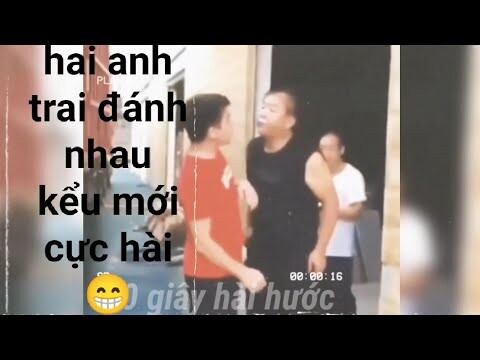 @60 giây hài hước | pha đánh nhau cực hài hước của hai anh trai