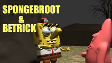 Bertemunya spongebroot dan betrick star