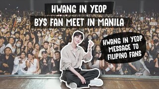 HWANG IN YEOP BYS FAN MEET IN MANILA