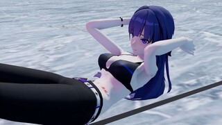 Honkai Impact 3 Bantu Mei melakukan sit-up