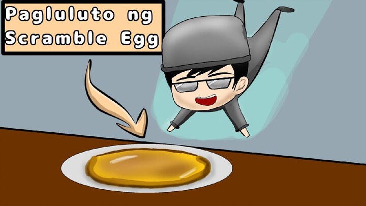Pagluluto ng Scramble  Egg 🥚 | Pinoy Animation