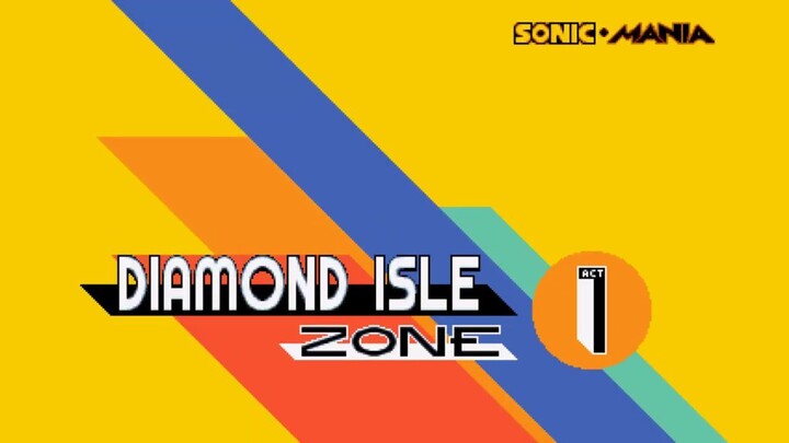Sonic Mania - Diamond Isle Zone