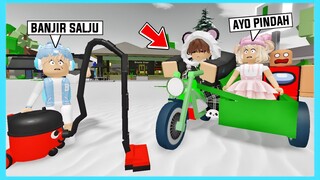 Banjir Salju..!! Aku Dan Adiku Gak Boleh Mati Di Roblox Brookhaven ft @Shasyaalala