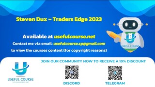 Steven Dux – Traders Edge 2023 download (usefulcourse.net)