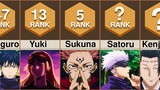 Top 50 Strongest Jujutsu Kaisen Characters
