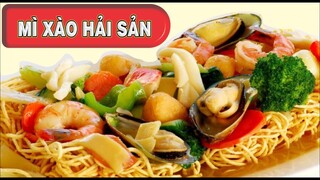 Mì Xào Hải Sản 🦑🦐🦀🍤🎣#caucaonline🎣🍜🥗🥒🥬🥦