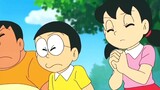 Đôrêmon: Xanh Béo cho Nobita mượn Đôrêmon mini và nhận thấy cậu bé đáng tin cậy hơn Xanh Béo