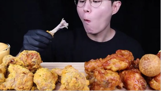 mukbang nhiều đùi gà ngon #amthuc #monngon