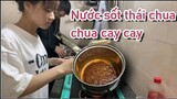 Cách để nấu nước sốt làm chân gà sả tắc cực ngon