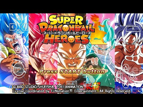 Super Dragon Ball Heroes Budokai Tenkaichi 3 MOD New PSP ISO Download