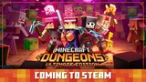 Minecraft Dungeons: Soon on Steam!