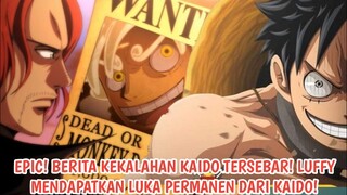 ONE PIECE 1050 - KEKALAHAN KAIDO DIUMUMKAN! LUKA PERMANEN YG DITERIMA LUFFY DARI KAIDO! -Prediksi