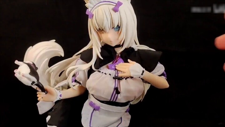 How realistic is the detachable silicone cat girl? ——Soft 1:4 cat girl coconut figure review [Susano