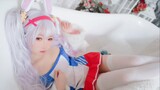 [cos collection] Miss sister cosplay Azur Lane Lafite, Lafite sister's strength COS, it turns out that beautiful girls are like this!