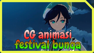 CG animasi festival bunga