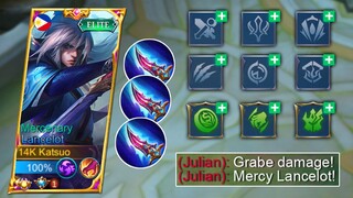 LANCELOT BLADE OF HEPTASEAS BUILD WITH JUNGLE EMBLEM IS 100% BROKEN!! 🔥 ( MUST TRY )