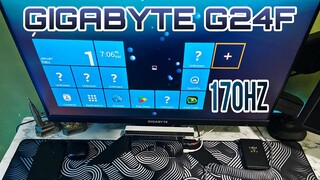 UNBOXING & REVIEW MONITOR GIGABYTE G24F!!!! MONITOR 2JUTAAN 170hz