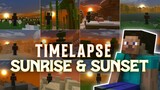 TIMELAPSE SUNRISE & SUNSET BEAUTIFUL WORLD MINECRAFT - GMV