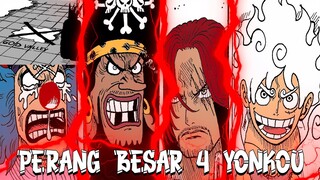 PERANG BESAR 4 YONKOU?! IM SAMA MENCORET TANDA SILANG GOD VALLEY!!! - ONE PIECE FANMADE 1085+