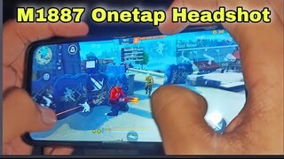 Realme narzo 20 pro free fire gameplay test 4 finger handcam m1887 onetap headshot !! please support