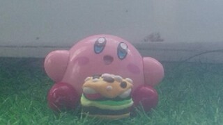 [KIRBY] Stop-motion Animation Of KIRBY's Hamburger