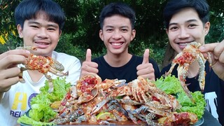 ตำปูม้าโคตรเด็ด!! เผ็ดแซ่บนัว จัดแบบถาดใหญ่ๆ2กิโล.