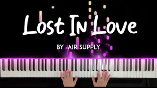 Lost in Love by Air Supply piano cover + sheet music