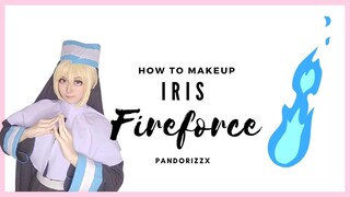 How to makeup ไอริส Fireforce [Cosplay]