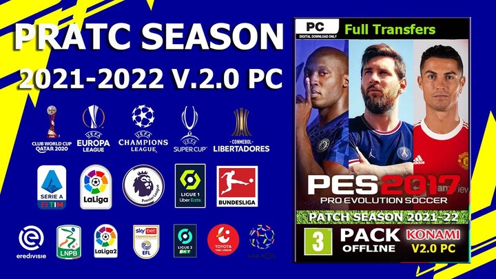 วิธีลง+รีวิว PES 2017 PATCH SEASON 2021-22 V2.0 PC