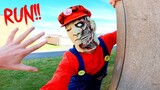 ZOMBIE MARIO VS PARKOUR IN REAL LIFE