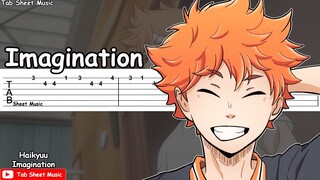 Haikyuu!! OP 1 - Imagination Guitar Tutorial