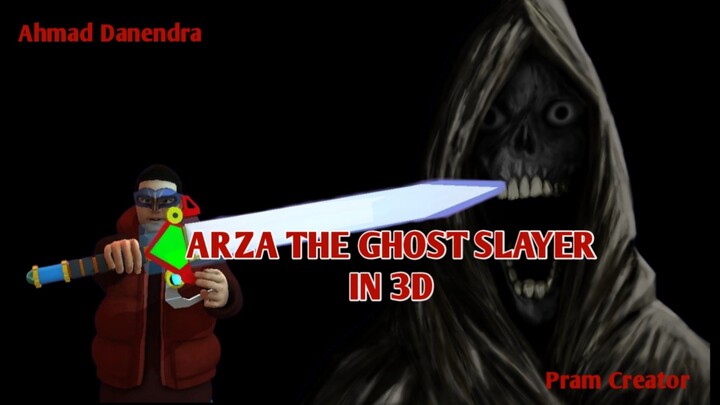 Short 3D animasi Arza the Ghost Slayer