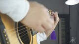 Acoustic guitar high-burning version of "Golden Wind Execution Song" fingerstyle and band restore JO