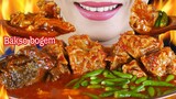 MAKAN BAKSO BOGEM JUMBO TULANG IGA KUAH TETELAN PEDAS API, SEDAP BIKIN NGILER | EATING SOUNDS