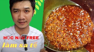 Công thức làm Sa Tế cực kỳ đơn giản, bảo quản lâu tại nhà | Học Nấu Ăn Free cùng Anh Lee