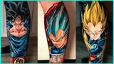 Dragon Ball Goku Anime Tattoo Design.