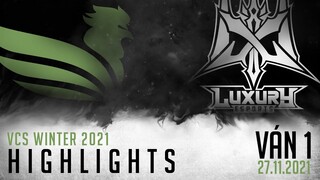 Highlight SE vs LX [VÁN 1][VCS Mùa Đông 2021][Tuần 2 - 27.11.2021]