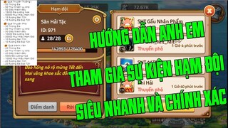 Hải Tặc Đại Chiến - HƯỚNG DẪN ANH EM THAM GIA EVENT HẠM ĐỘI NHẬN QUÀ FREE SIÊU HÓT CHO CẢ HẠM MÌNH..