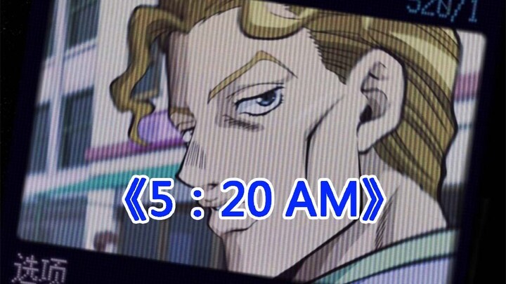 [JOJO AI Kira Yoshikage] "Tôi đi ngủ lúc 5:20 và thức dậy đúng giờ lúc 13:14"