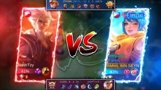 GIZIBOY TV VS TOP 1 GLOBAL NATAN | A GLOBAL? NO PROBLEM! - MLBB