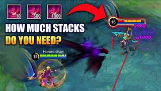 HOW MANY STACKS DO YOU ACTUALLY NEED FOR CECILLION? | MOBILE LEGENDS