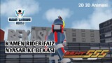 Kamen Rider Faiz Nyasar Ke Bekasi | Cyber reiza 2D 3D Animasi | Animasi Indonesia